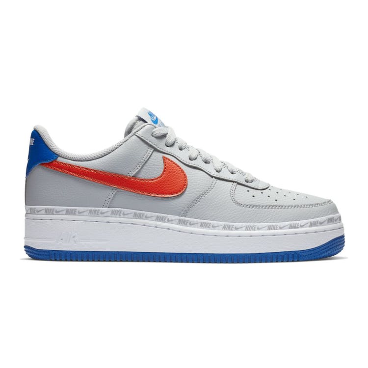 Image of Air Force 1 Low Overbranding Grey Blue Red
