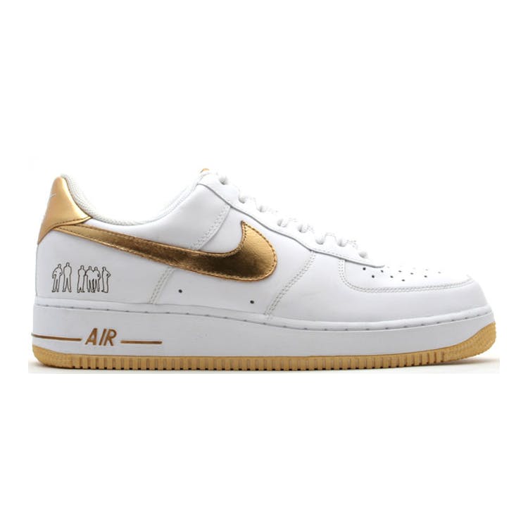 Image of Air Force 1 Low Players White Metallic Gold