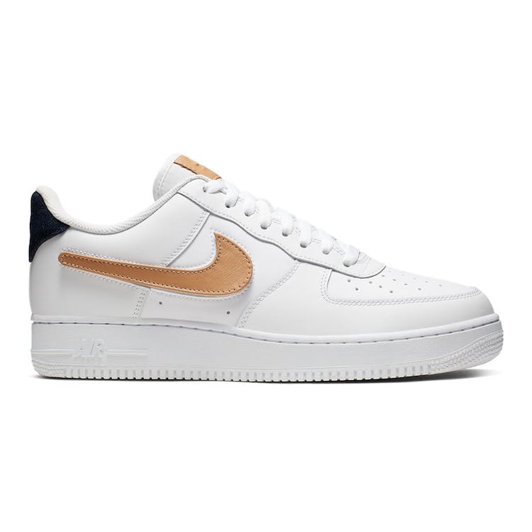Image of Air Force 1 Low 07 LV8 Removable Swoosh - White Vachetta Tan