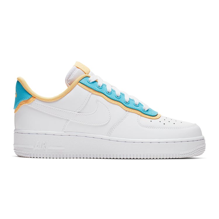 Image of Air Force 1 Low SE White Light Blue Fury Topaz Gold (W)