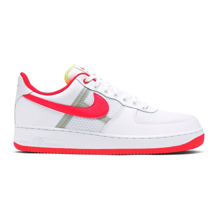 Image of Air Force 1 Low Transparent White Crimson