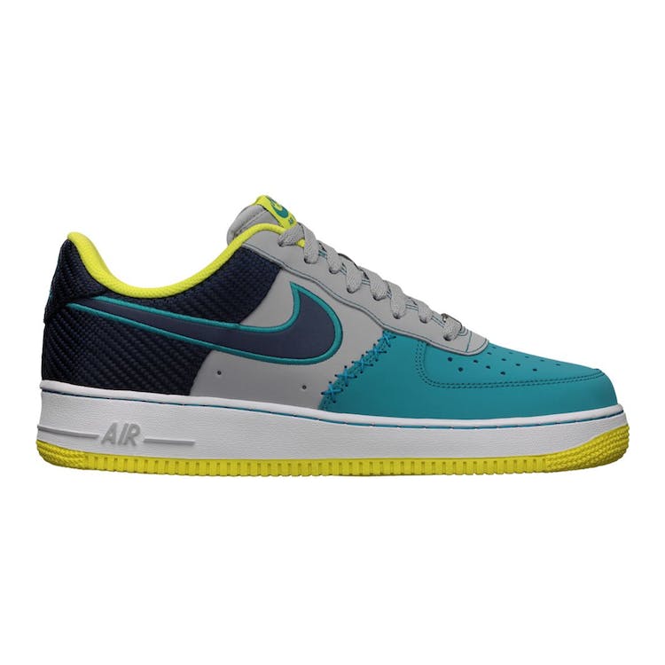Image of Air Force 1 Low Wolf Grey Midnight Navy Tropical Teal
