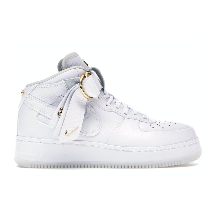 Image of Victor Cruz x Nike Air Force 1 Mid White Gold