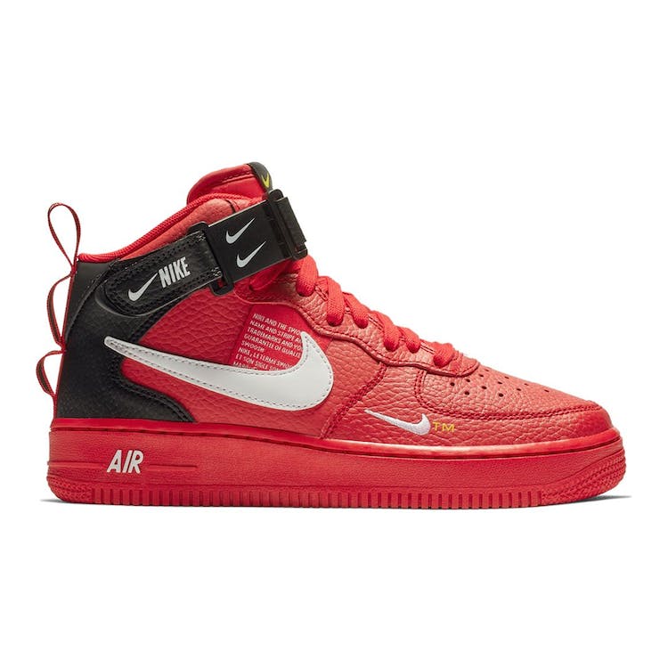 Image of Air Force 1 Mid Utility University Red (GS)
