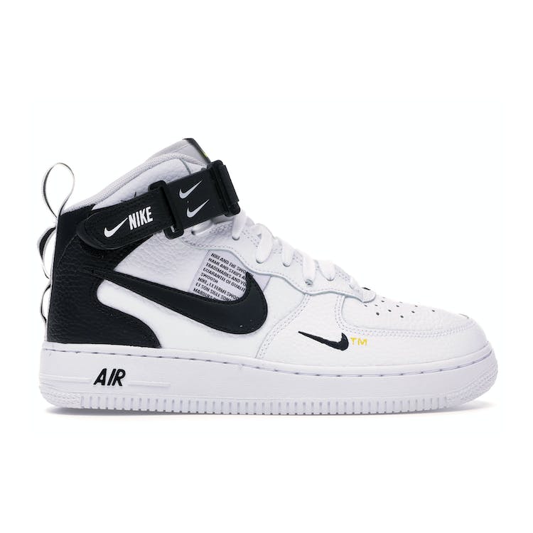 Image of Air Force 1 Mid Utility White Black (GS)
