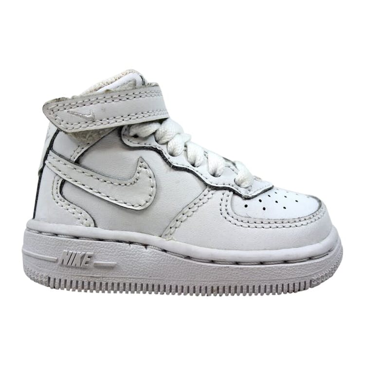 Image of Air Force 1 Mid White (TD)