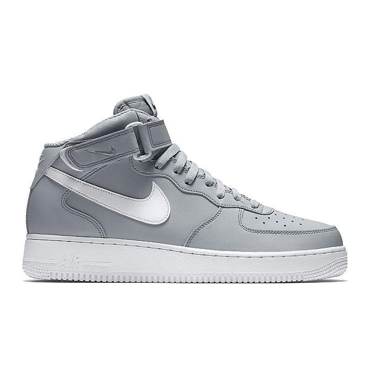 Image of Air Force 1 Mid Wolf Grey White