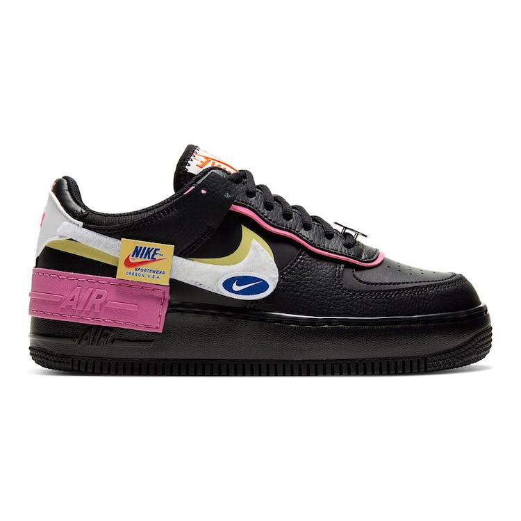 Image of Air Force 1 Shadow Removable Patches Black Pink (W)