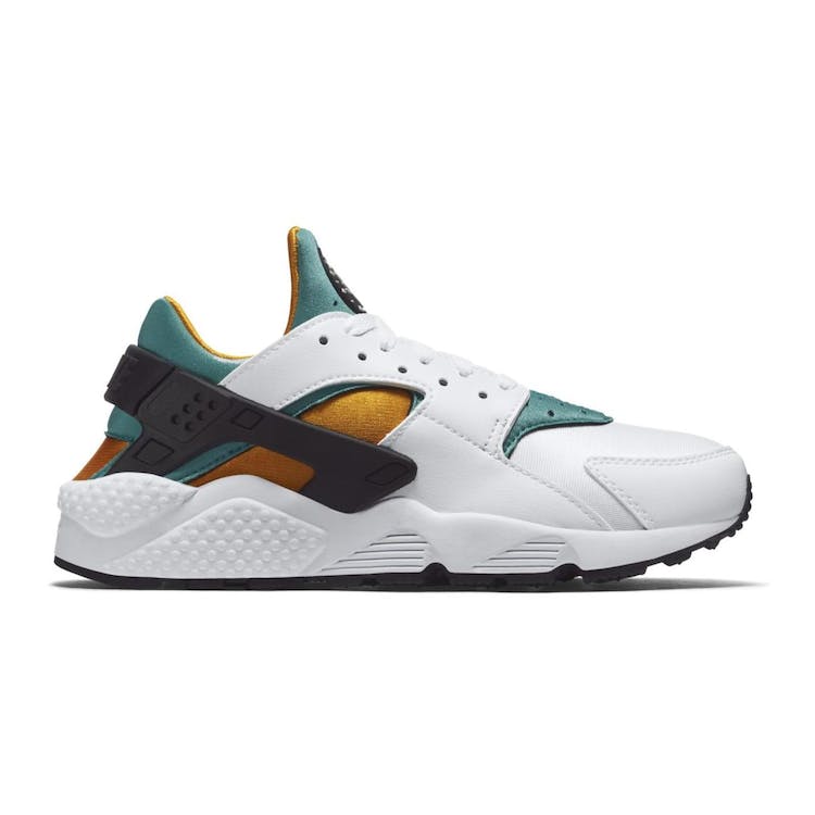 Image of Air Huarache White Turquoise Gold
