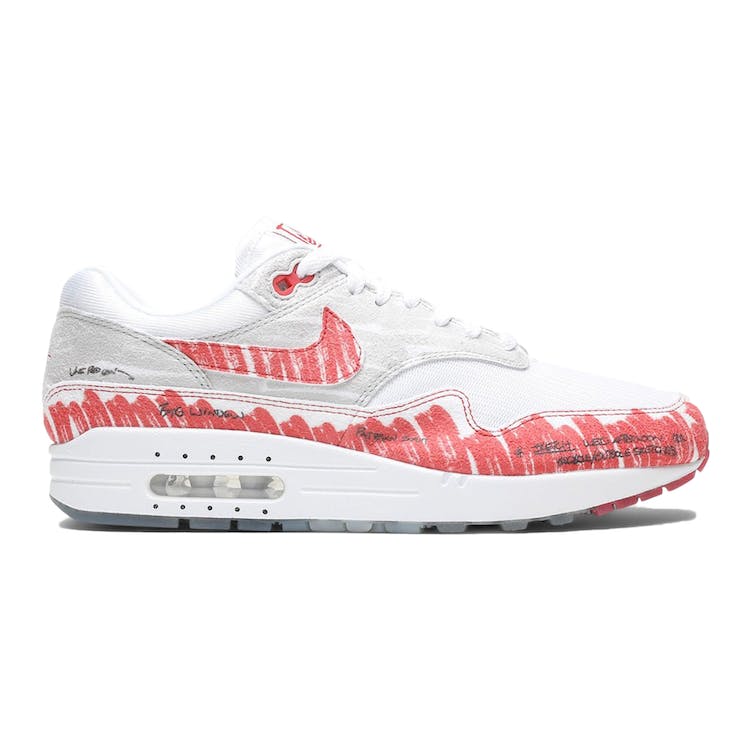 Image of Air Max 1 Sketch To Shelf - University Red