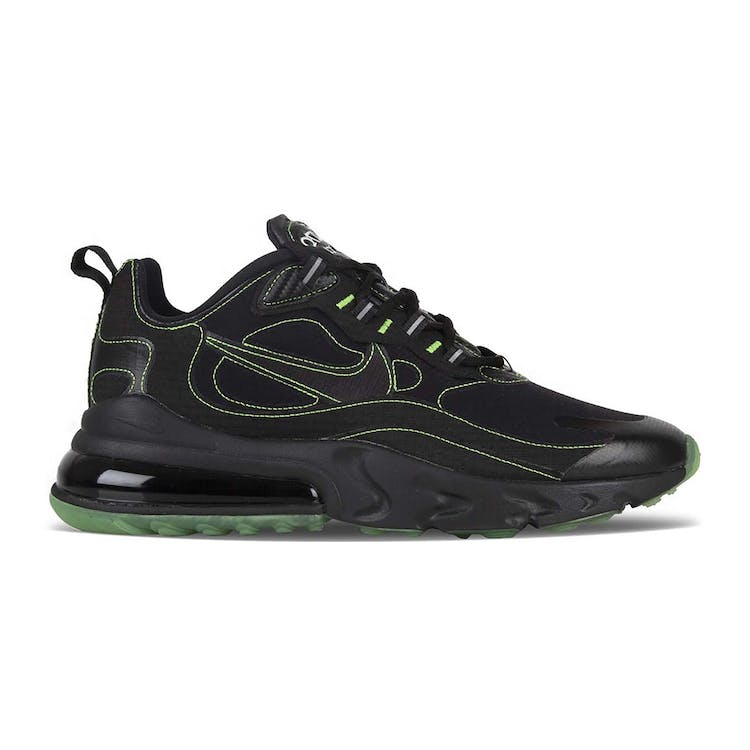 Image of Air Max 270 React Black Electric Green