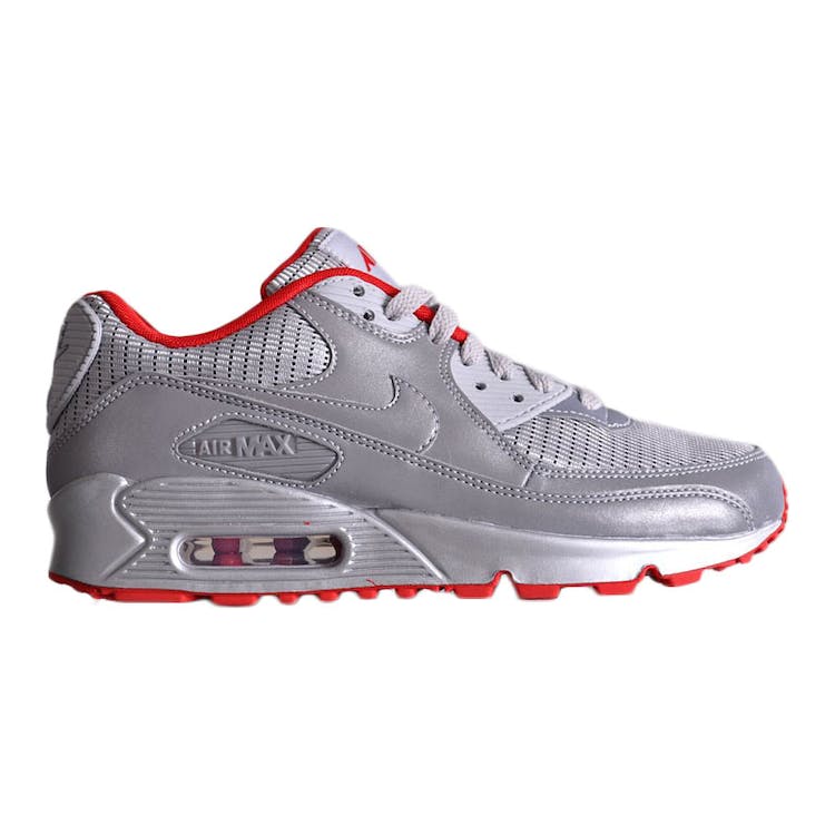 Image of Air Max 90 Air Attack Pack Metallic Silver Red