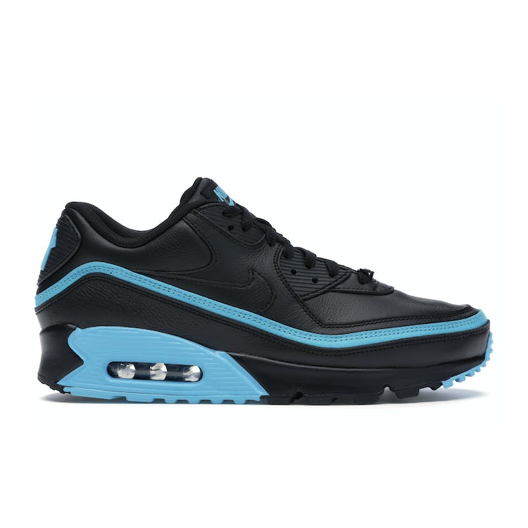 Image of Undefeated x Nike Air Max 90 Black Blue Fury