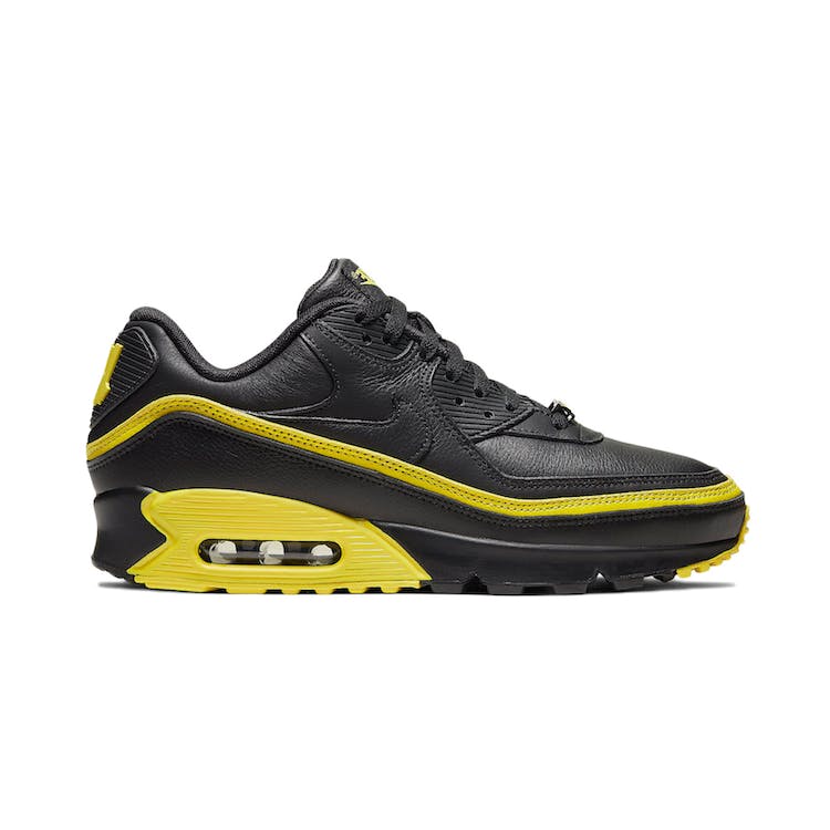 Image of Undefeated x Nike Air Max 90 Black Optic Yellow