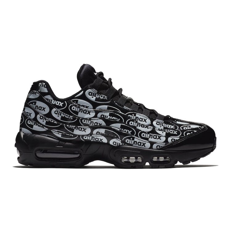 Image of Air Max 95 All-Over Print Black White
