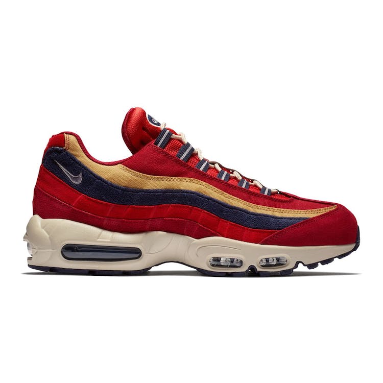 Image of Air Max 95 Red Crush Wheat Gold