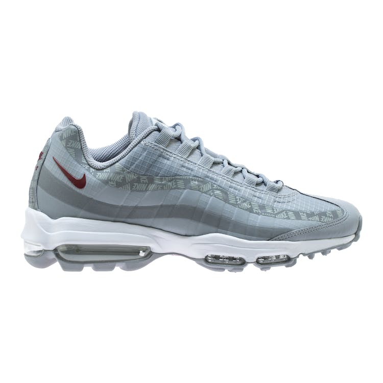 Image of Air Max 95 Ultra Wolf Grey Red Crush