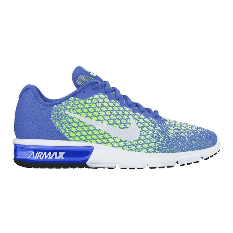 Image of Air Max Sequent 2 Medium Blue Ghost Green (W)