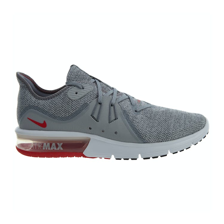 Image of Air Max Sequent 3 Cool Grey University Red