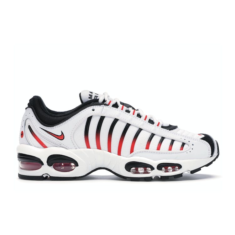 Image of Air Max Tailwind 4 White Black Red
