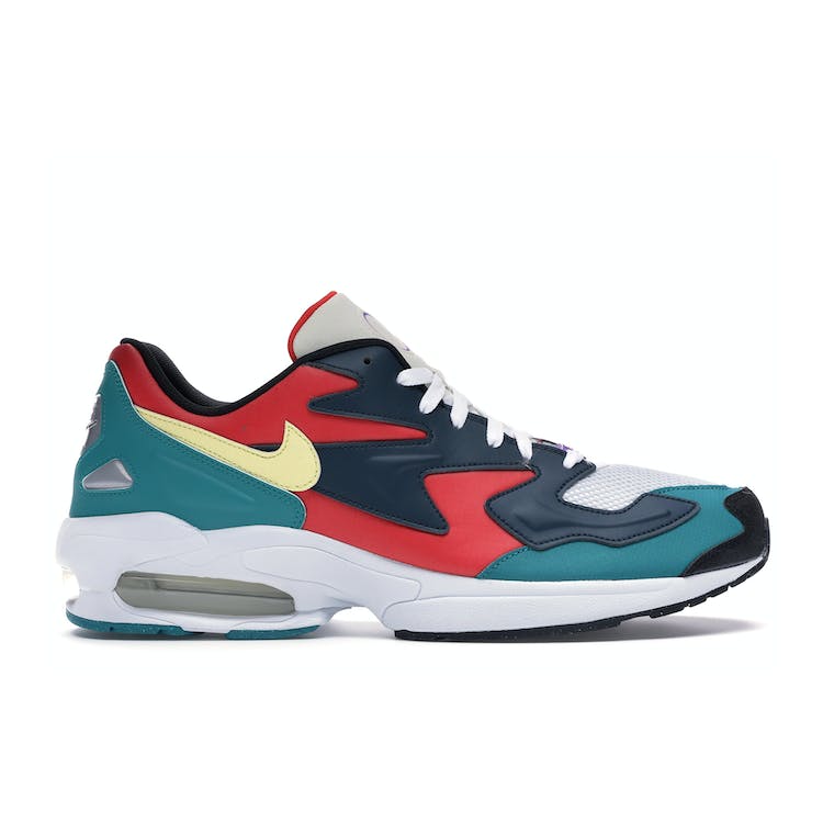 Image of Air Max2 Light Habanero Red Navy Emerald