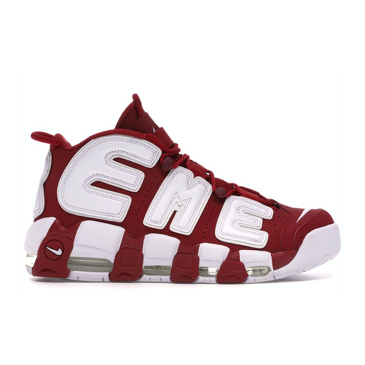 Image of Supreme x Nike Air More Uptempo Red