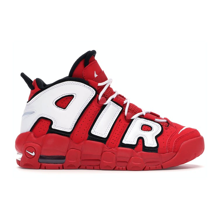 Image of Air More Uptempo University Red Black White (GS)