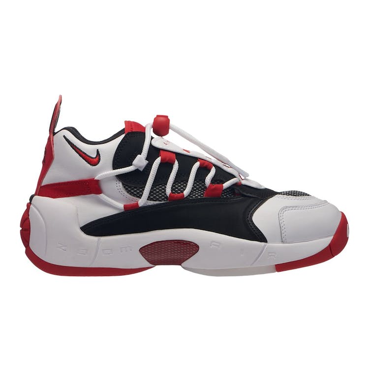 Image of Air Swoopes 2 White Black Red (W)