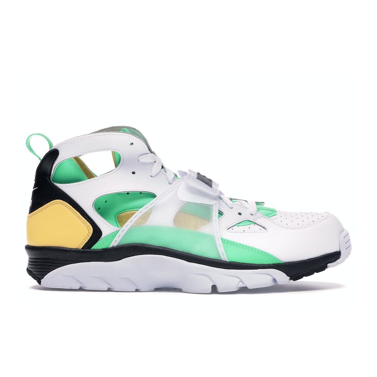 Image of Air Trainer Huarache White Topaz Gold Electro Green