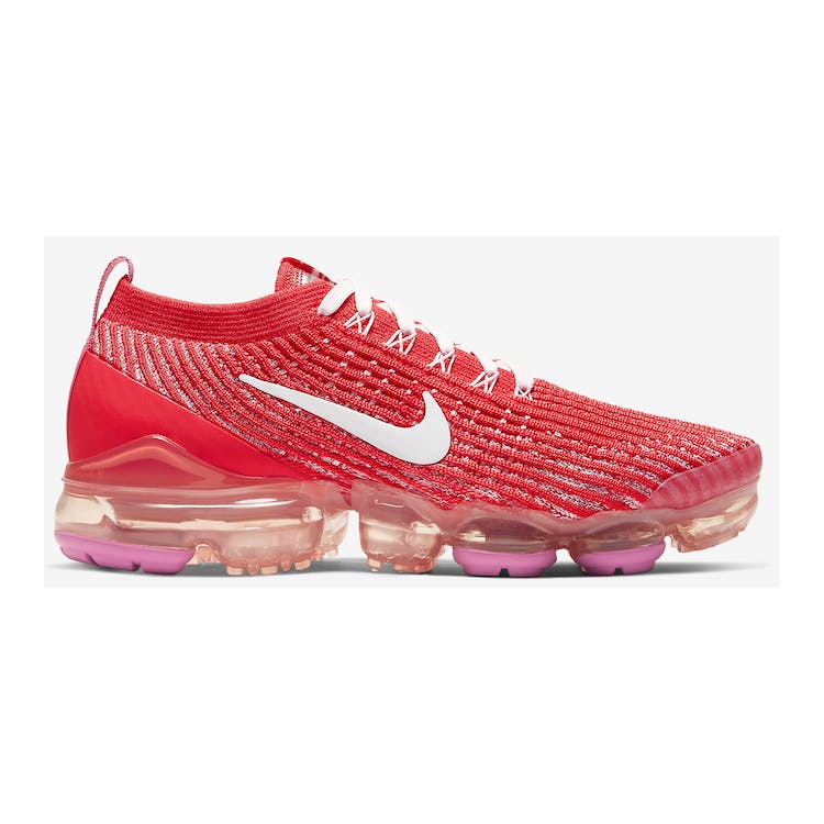 Image of Air VaporMax Flyknit 3 Track Red Magic Flamingo (W)