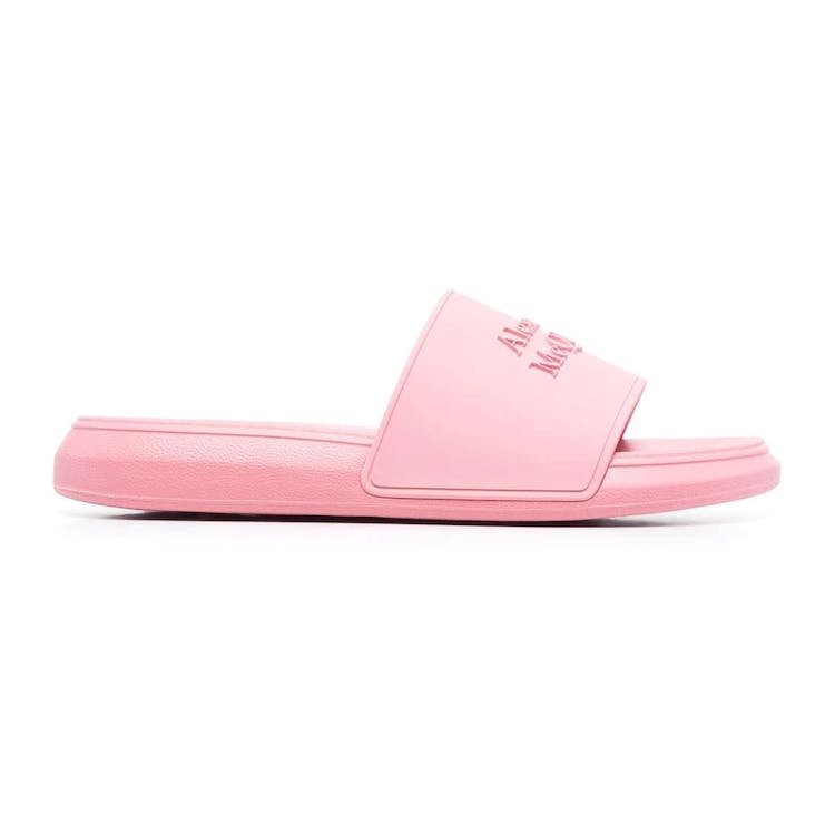 Image of Alexander McQueen Logo Slides Pink Pastel (W)