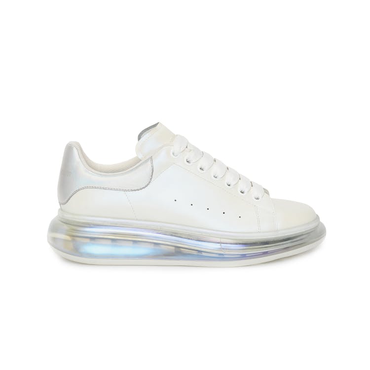 Image of Alexander McQueen Oversized Clear Sole White Pearl