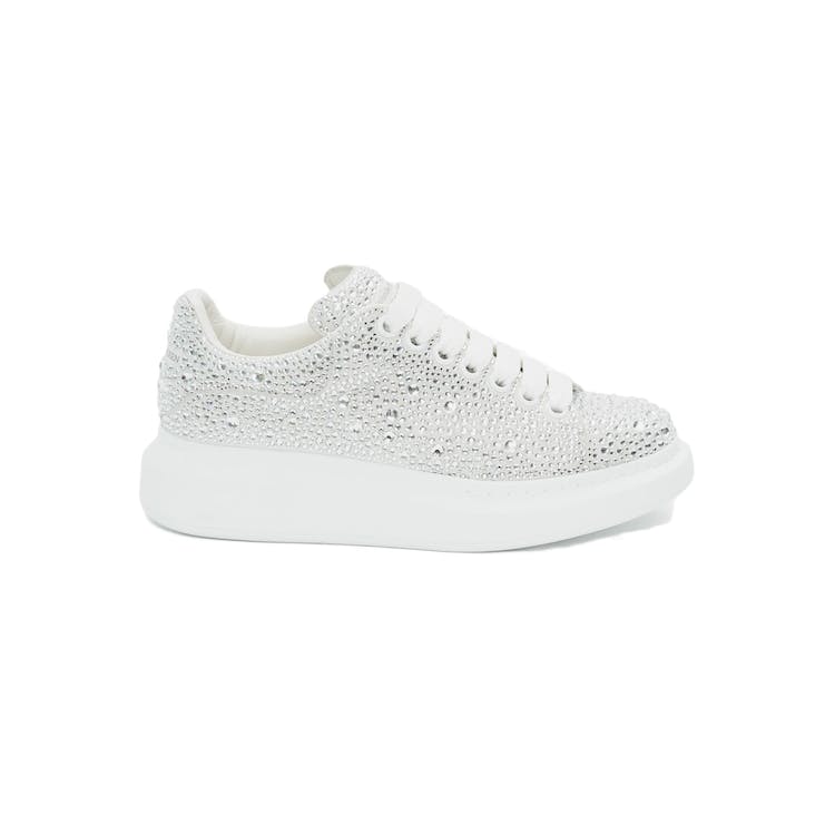 Image of Alexander McQueen Oversized White Crystal