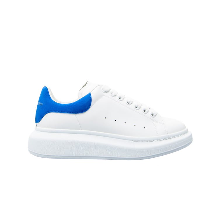 Image of Alexander McQueen Oversized White Electric Blue