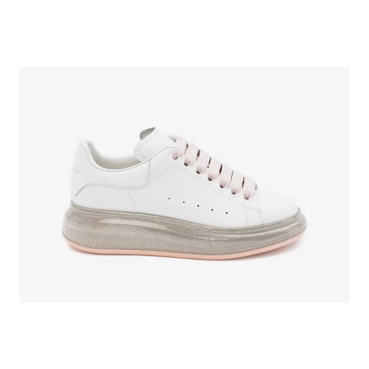 Image of Alexander McQueen Oversized White Rose Gold Sole (W)