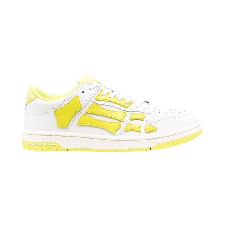 Image of AMIRI Skel Top Low White Fluorescent Yellow