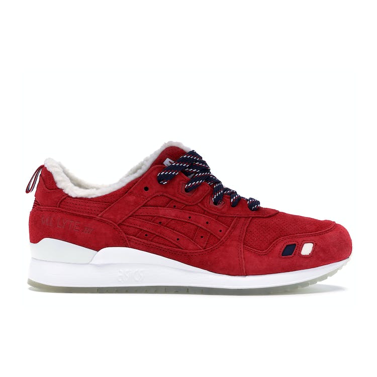 Image of ASICS Gel-Lyte III Kith x Moncler Red