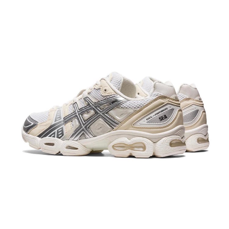 Image of ASICS Gel-Nimbus 9 Wind And Sea White Silver