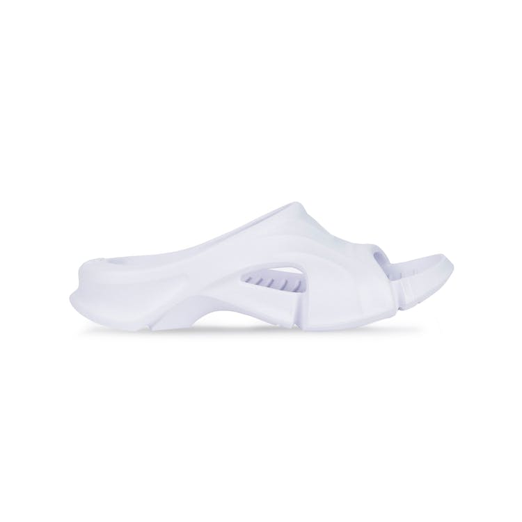 Image of Balenciaga Mold Slide Sandal White (W)