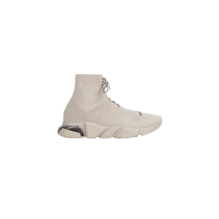 Image of Balenciaga Speed Lace Up Clear Sole Sand