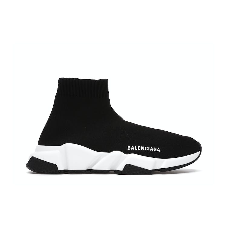 Image of Balenciaga Speed Sneaker Black White Sole (W)