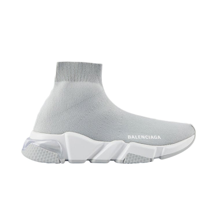 Image of Balenciaga Speed Trainer Clear Sole Grey