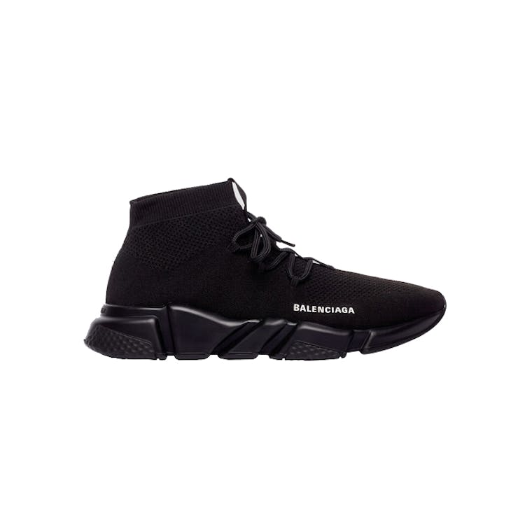Image of Balenciaga Speed Trainer Lace Up Black