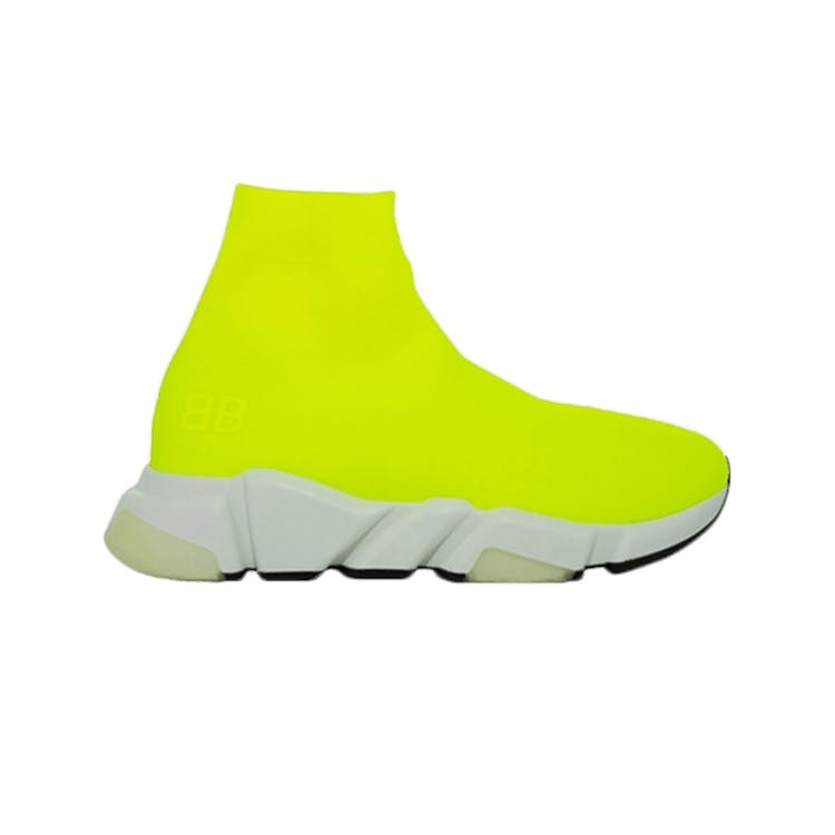 Image of Balenciaga Speed Trainer Mid Neon Fluo Yellow