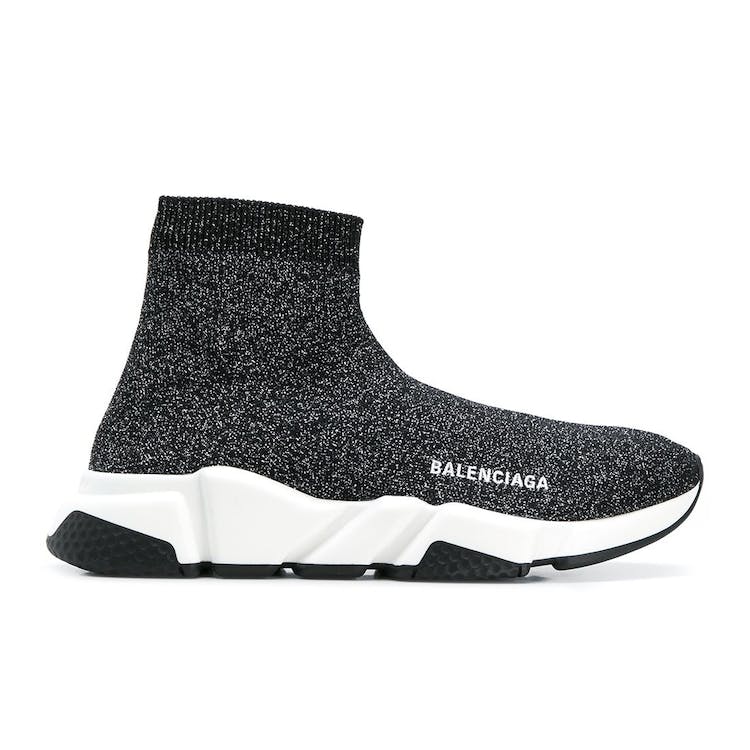 Image of Balenciaga Speed Trainers Mid Lurex Knit (W)