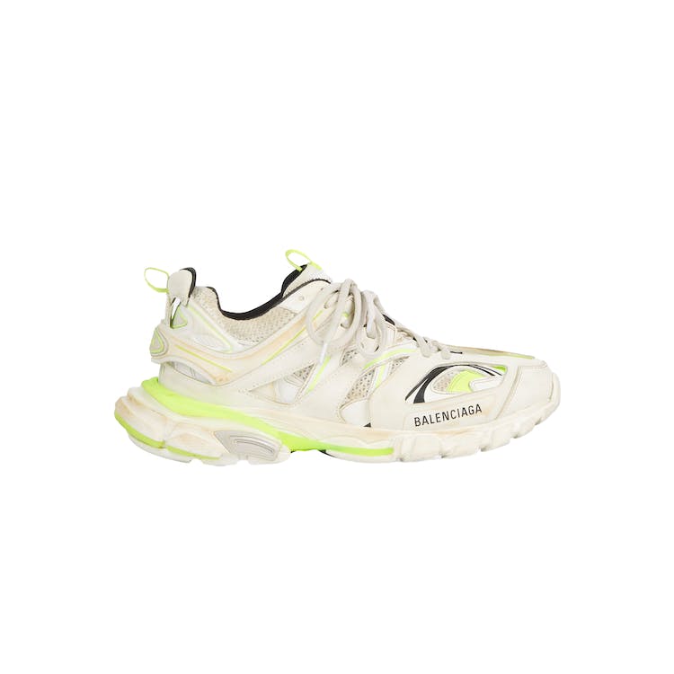 Image of Balenciaga Track Worn Out In White Fluo Yellow (W)
