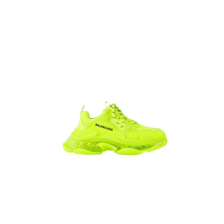 Image of Balenciaga Triple S Clear Sole Fluo Yellow (W)