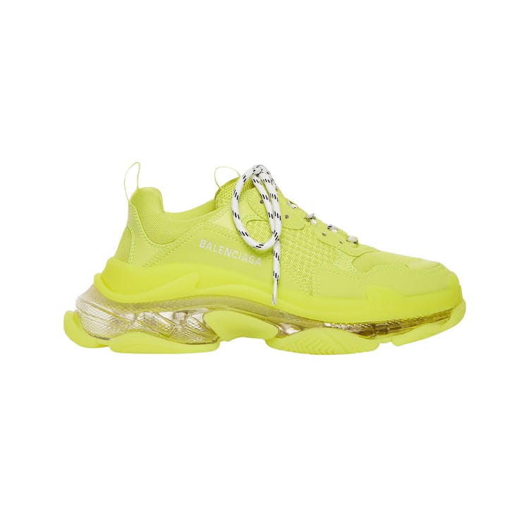Image of Balenciaga Triple S Clear Sole Fluo Yellow