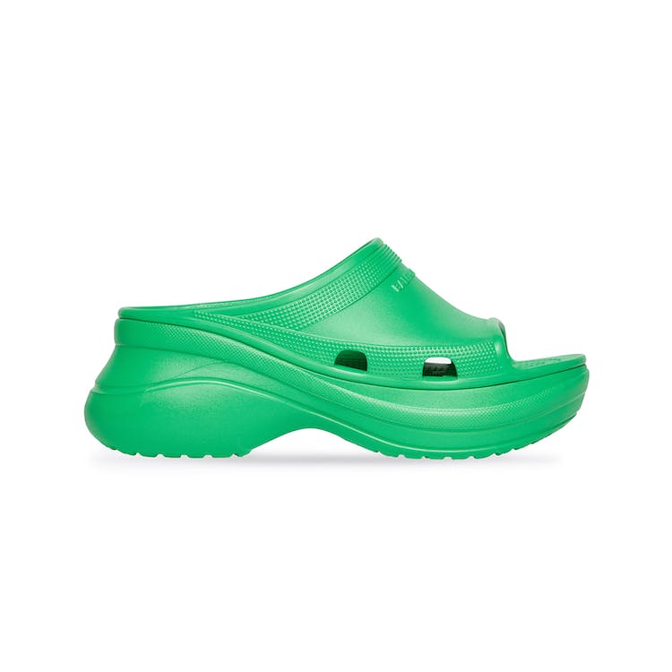 Image of Balenciaga x Crocs Pool Slide Sandals Green