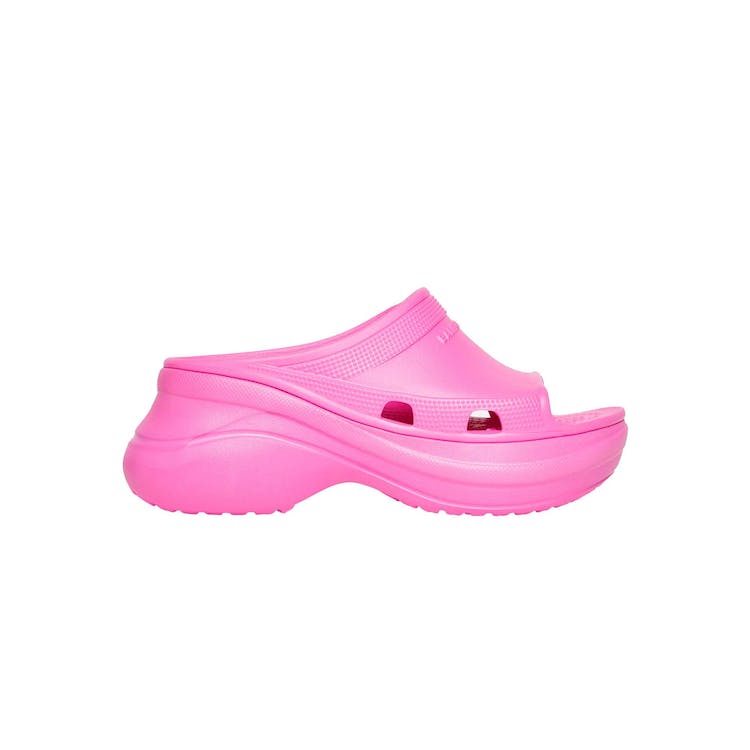 Image of Balenciaga x Crocs Pool Slide Sandals Pink (W)